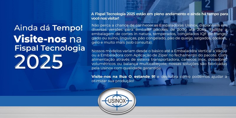 Ainda dá tempo! Visite-nos na Fispal Tecnologia 2025! Ainda dá tempo! Visite-nos na Fispal Tecnologia 2025!