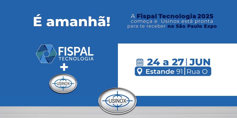 É amanhã! Fispal Tecnologia 2025! É amanhã! Fispal Tecnologia 2025!