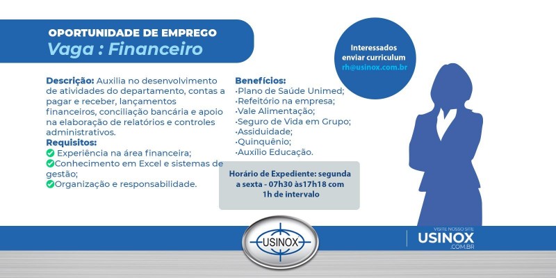 Estamos contratando! Estamos contratando!