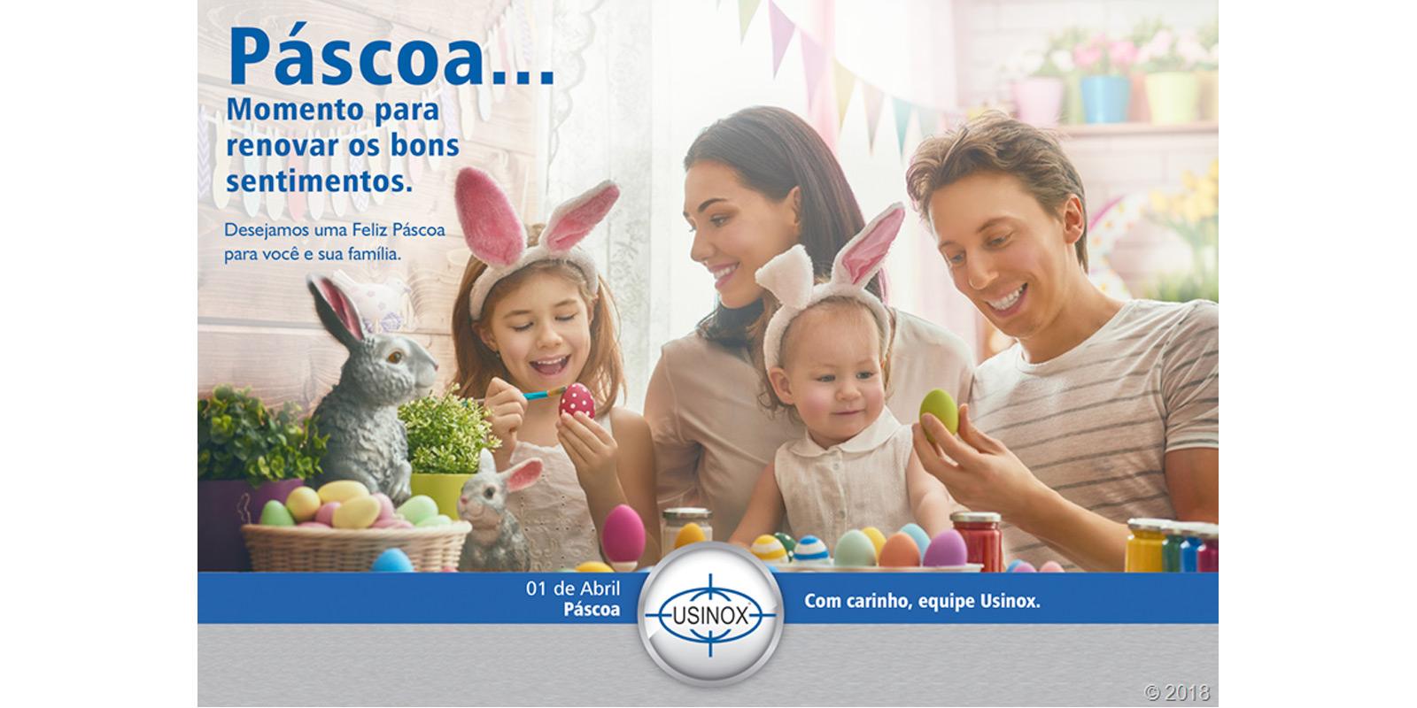 01 de Abril, Páscoa.