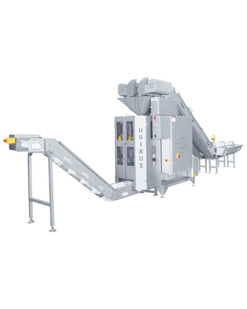 Embaladora de miúdos de frango, pacote duplo