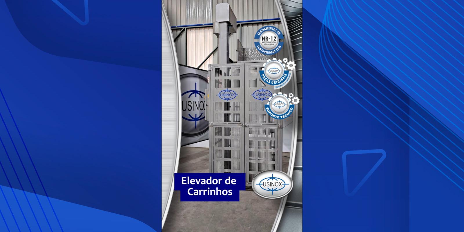 Elevador de Container ou Carrinhos de Massa de Carne