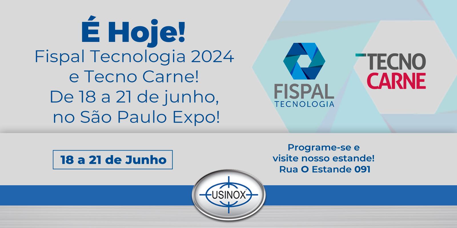 É Hoje! Fispal Tecnologia 2024! De 18 a 21 de junho, no São Paulo Expo! É Hoje! Fispal Tecnologia 2024! De 18 a 21 de junho, no São Paulo Expo!