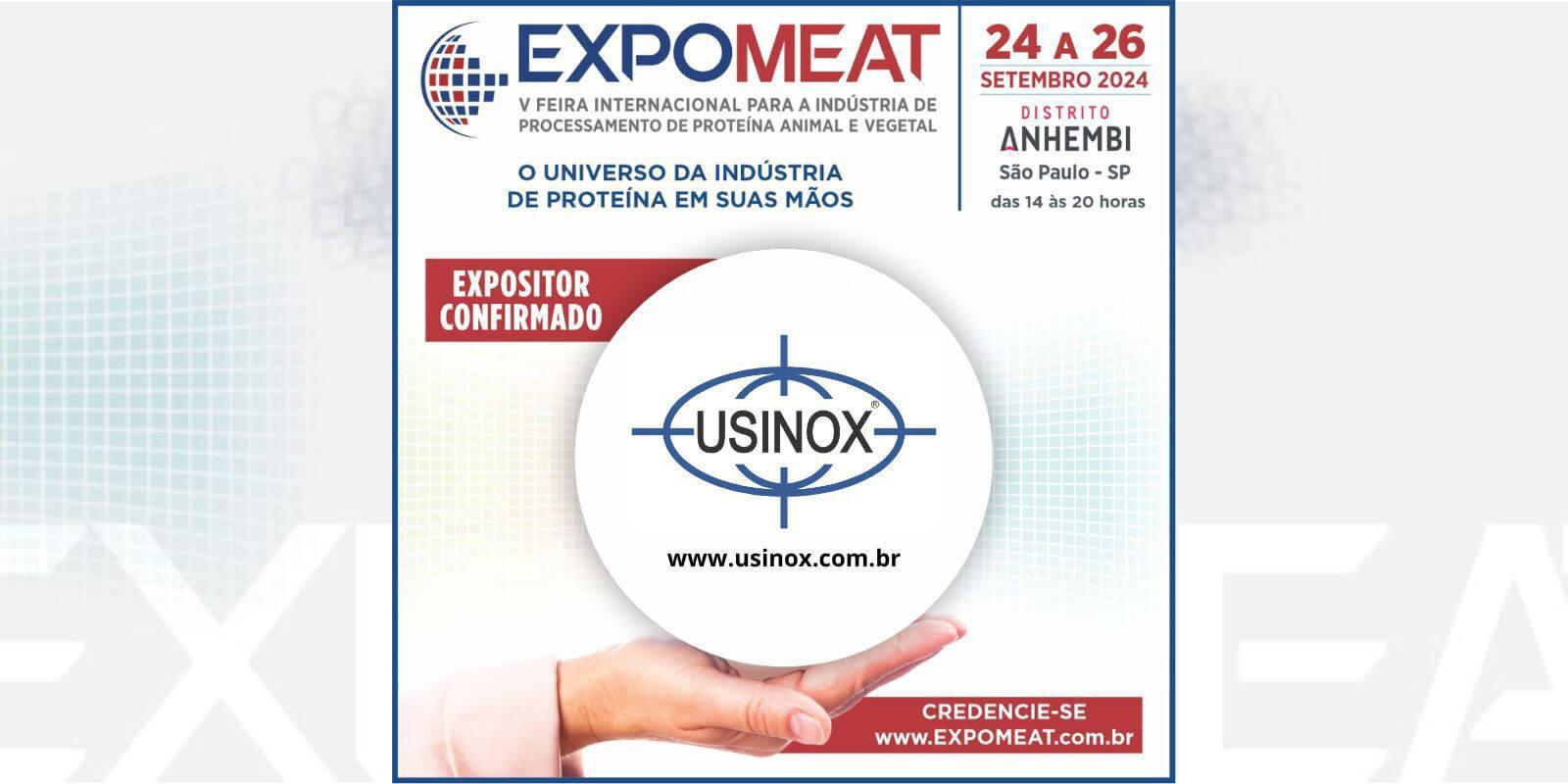 USINOX na EXPOMEAT 2024: Inovação e Tecnologia em Processamento de Proteínas! USINOX na EXPOMEAT 2024: Inovação e Tecnologia em Processamento de Proteínas!
